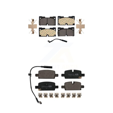 Tec Front Rear Ceramic Brake Pads Kit For GMC Sierra 1500 Chevrolet Silverado Cadillac Tahoe KTC-100659